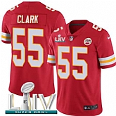 Nike Chiefs 55 Frank Clark Red 2020 Super Bowl LIV Vapor Untouchable Limited Jersey,baseball caps,new era cap wholesale,wholesale hats